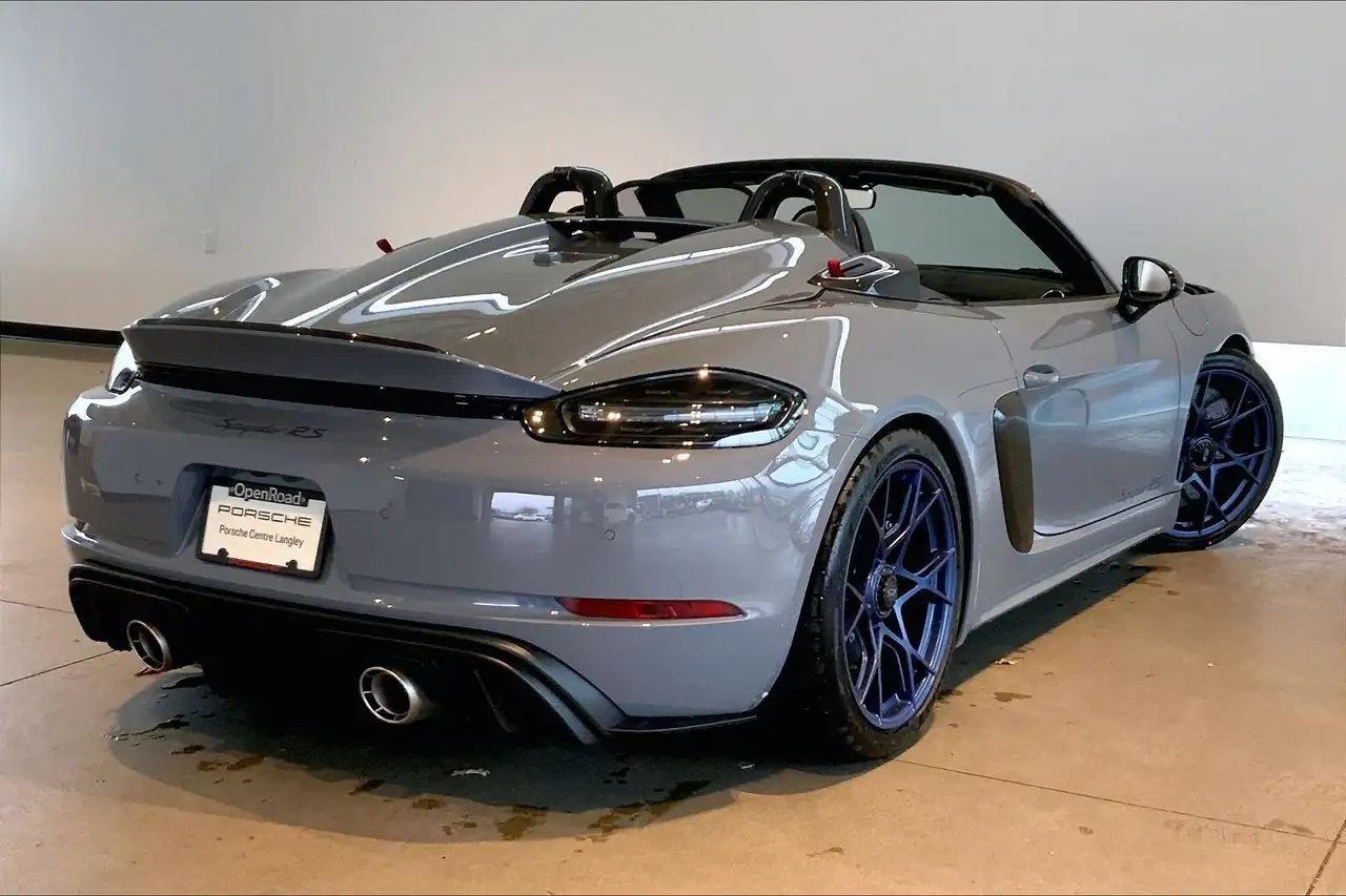 Porsche 718 Spyder снимка Porsche 718 Spyder