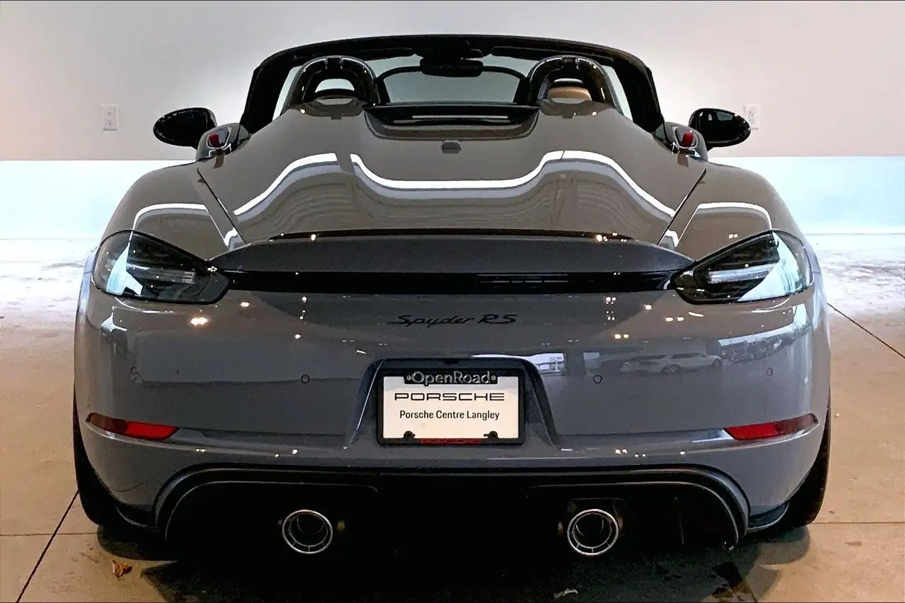 Porsche 718 Spyder снимка Porsche 718 Spyder