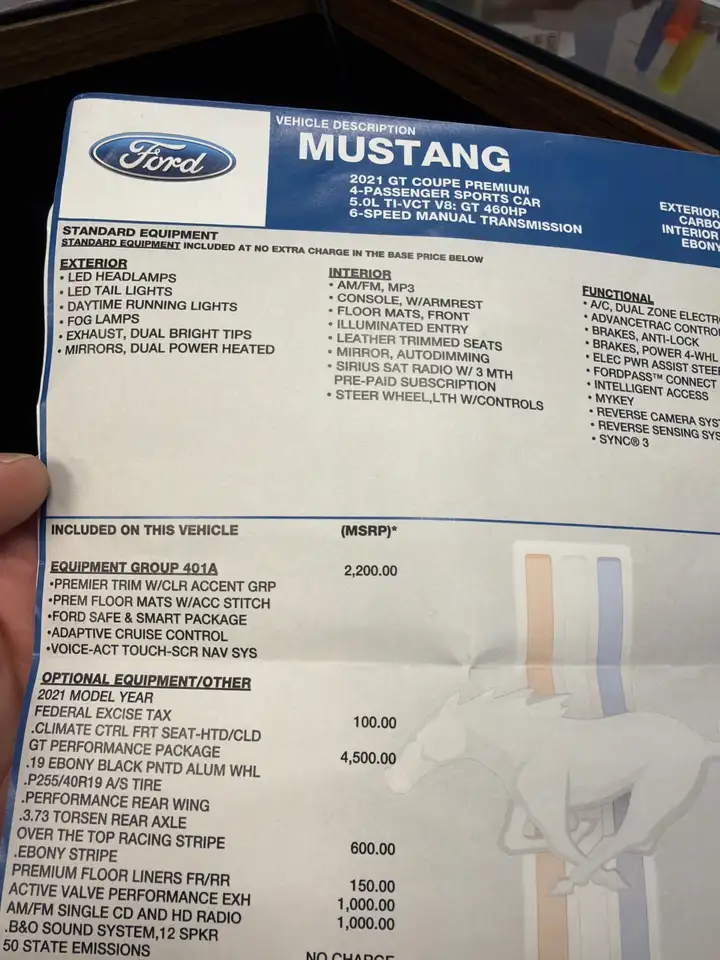 Ford Mustang снимка Ford Mustang