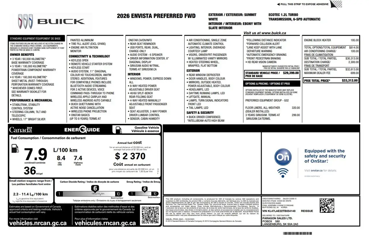 Buick Envista photo Buick Envista