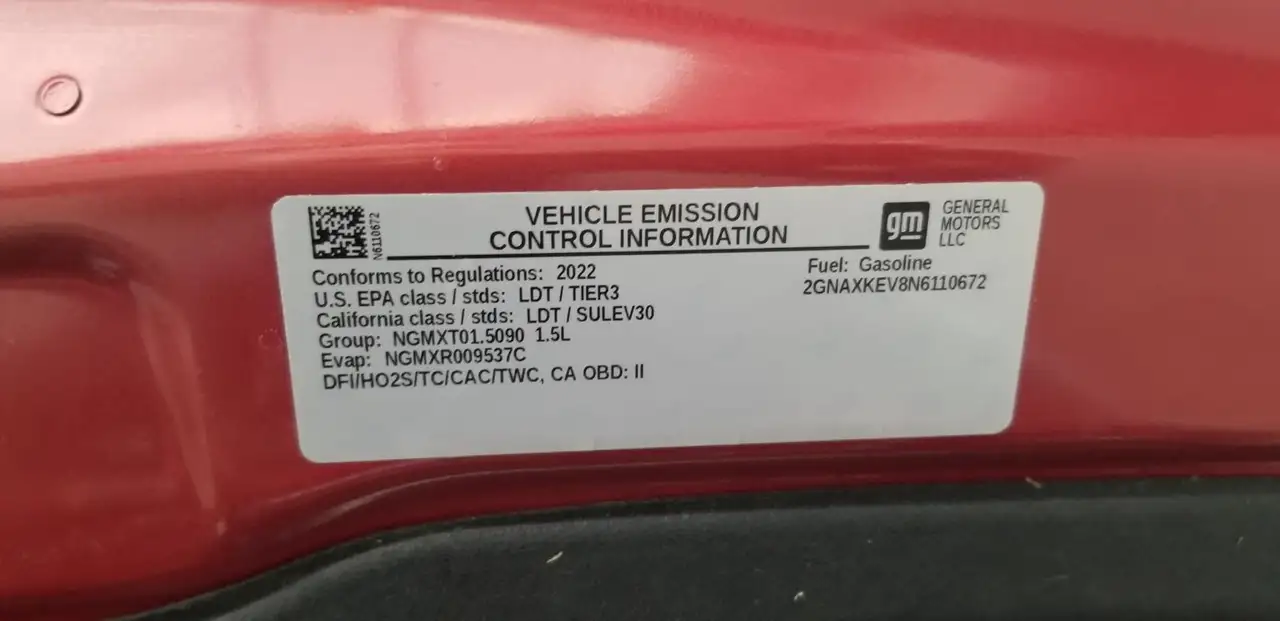 Chevrolet Equinox снимка Chevrolet Equinox
