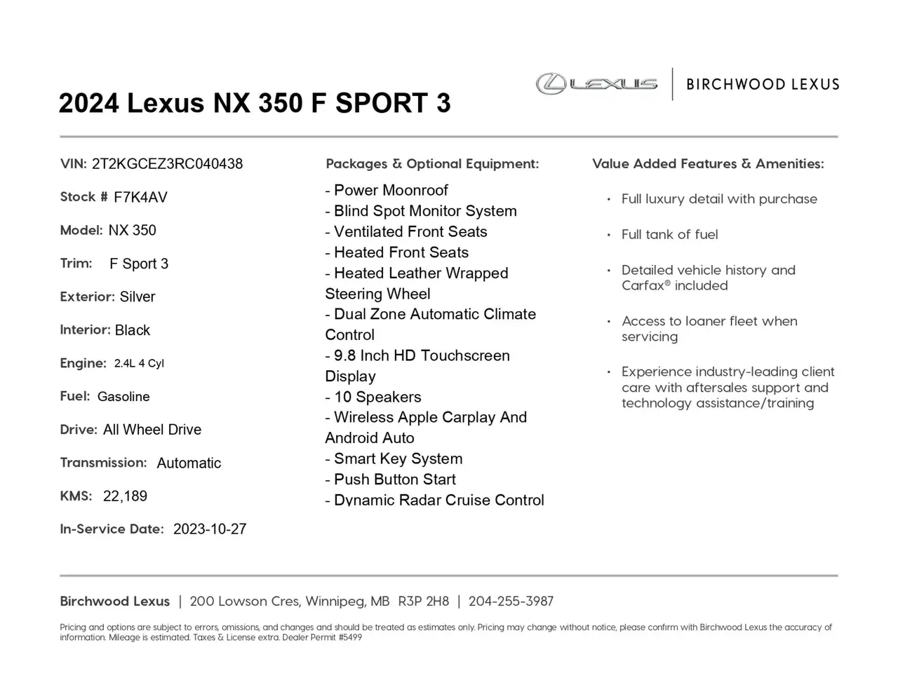 2024 Lexus NX