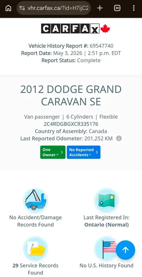 Dodge Grand Caravan fotografie Dodge Grand Caravan