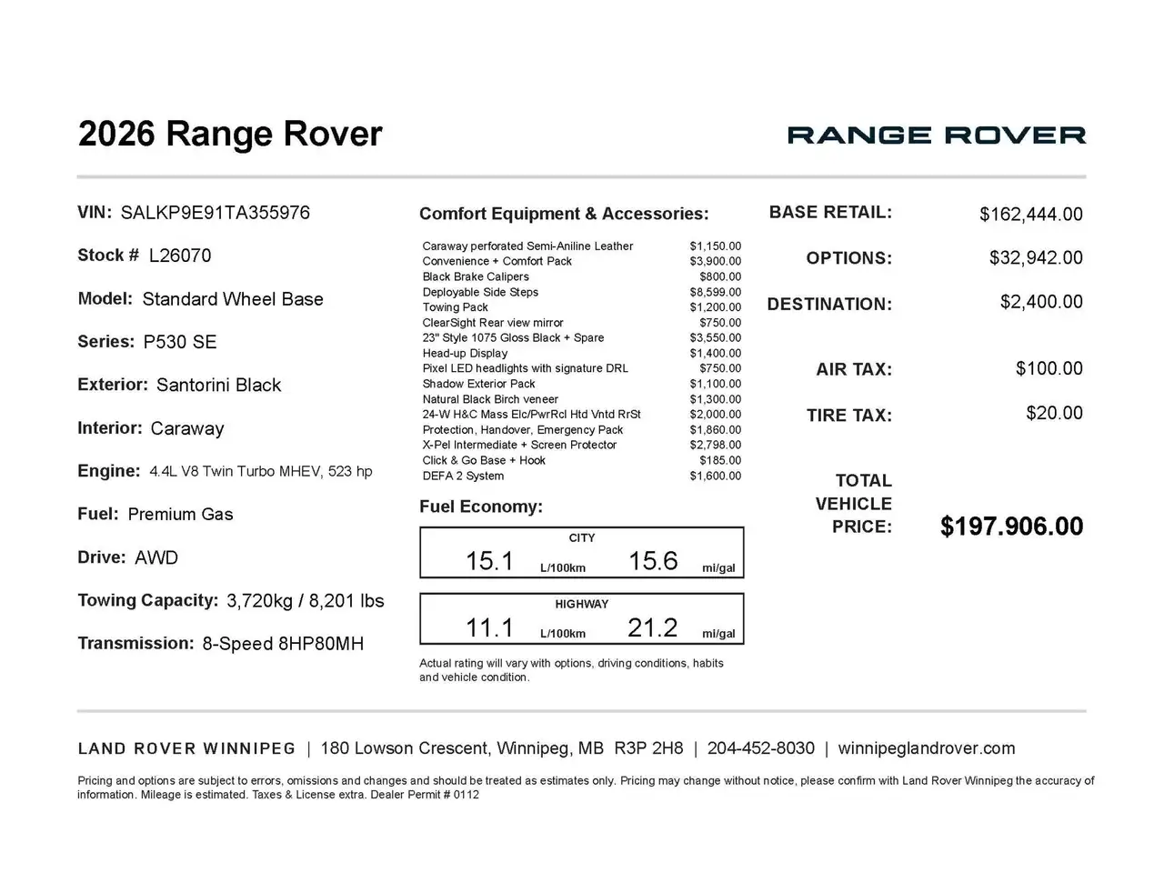 Land Rover Range Rover снимка Land Rover Range Rover