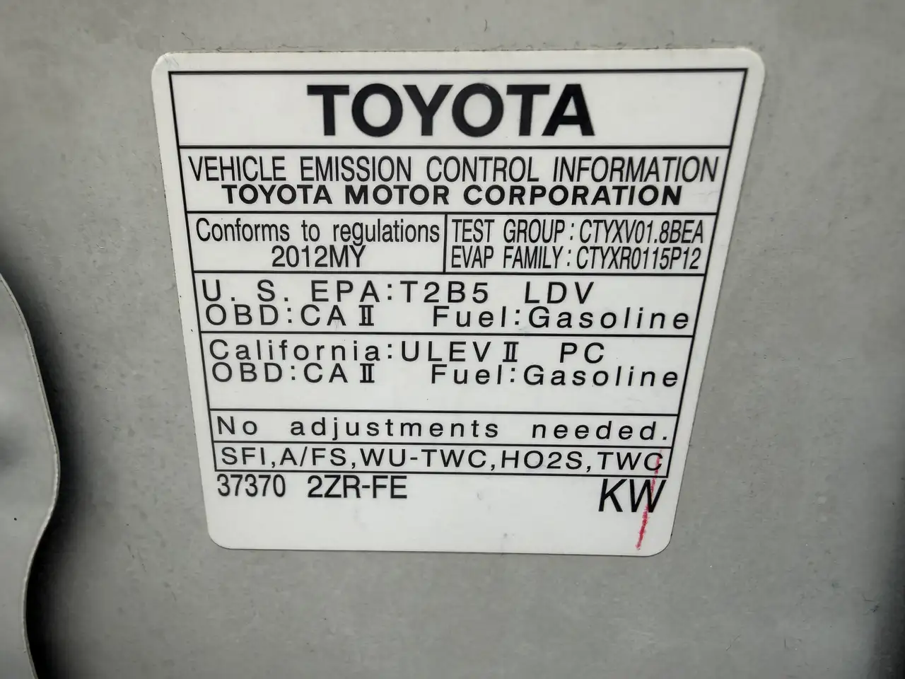 Toyota Corolla снимка Toyota Corolla