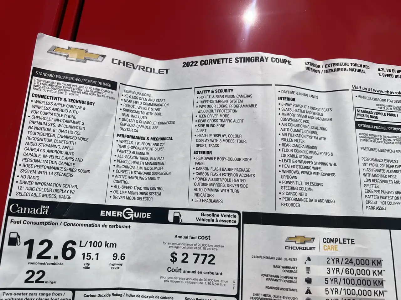 Chevrolet Corvette fotografie Chevrolet Corvette
