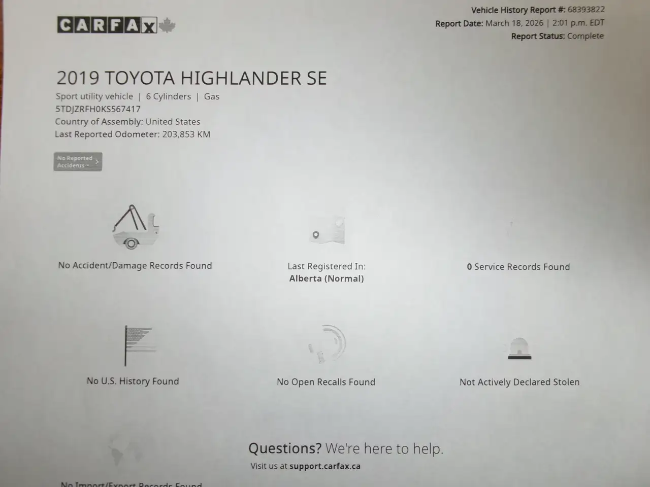 Toyota Highlander снимка Toyota Highlander