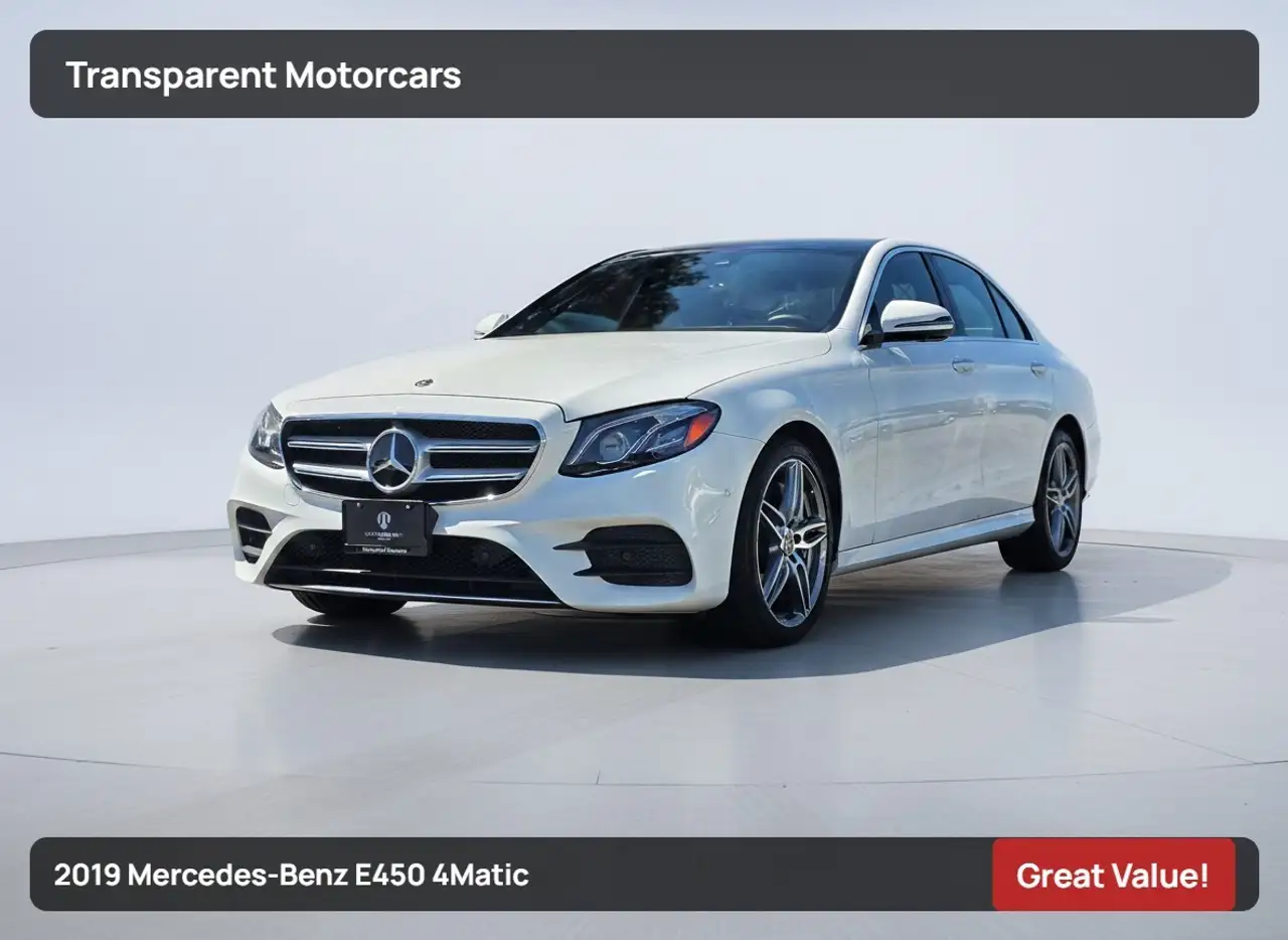 2019 Mercedes-Benz E-Class