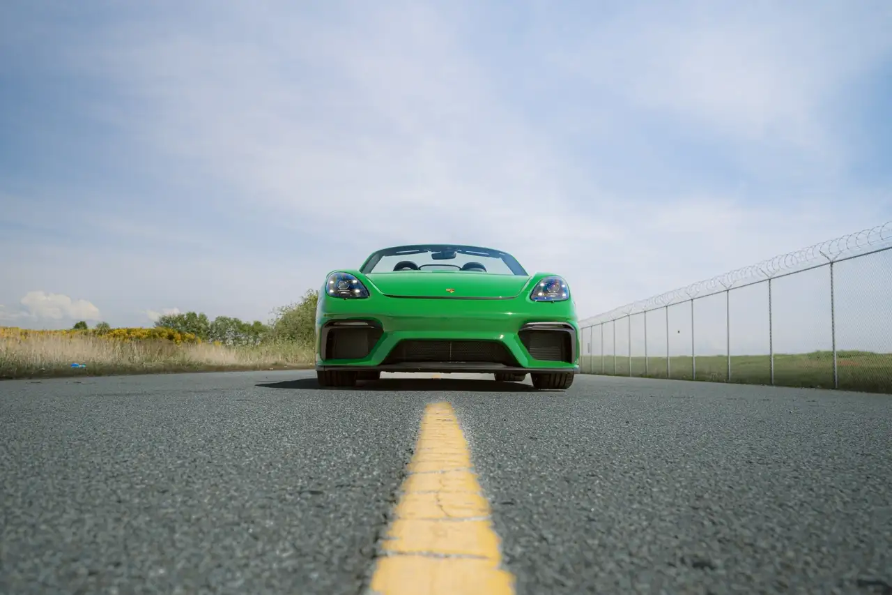 Porsche 718 Spyder снимка Porsche 718 Spyder