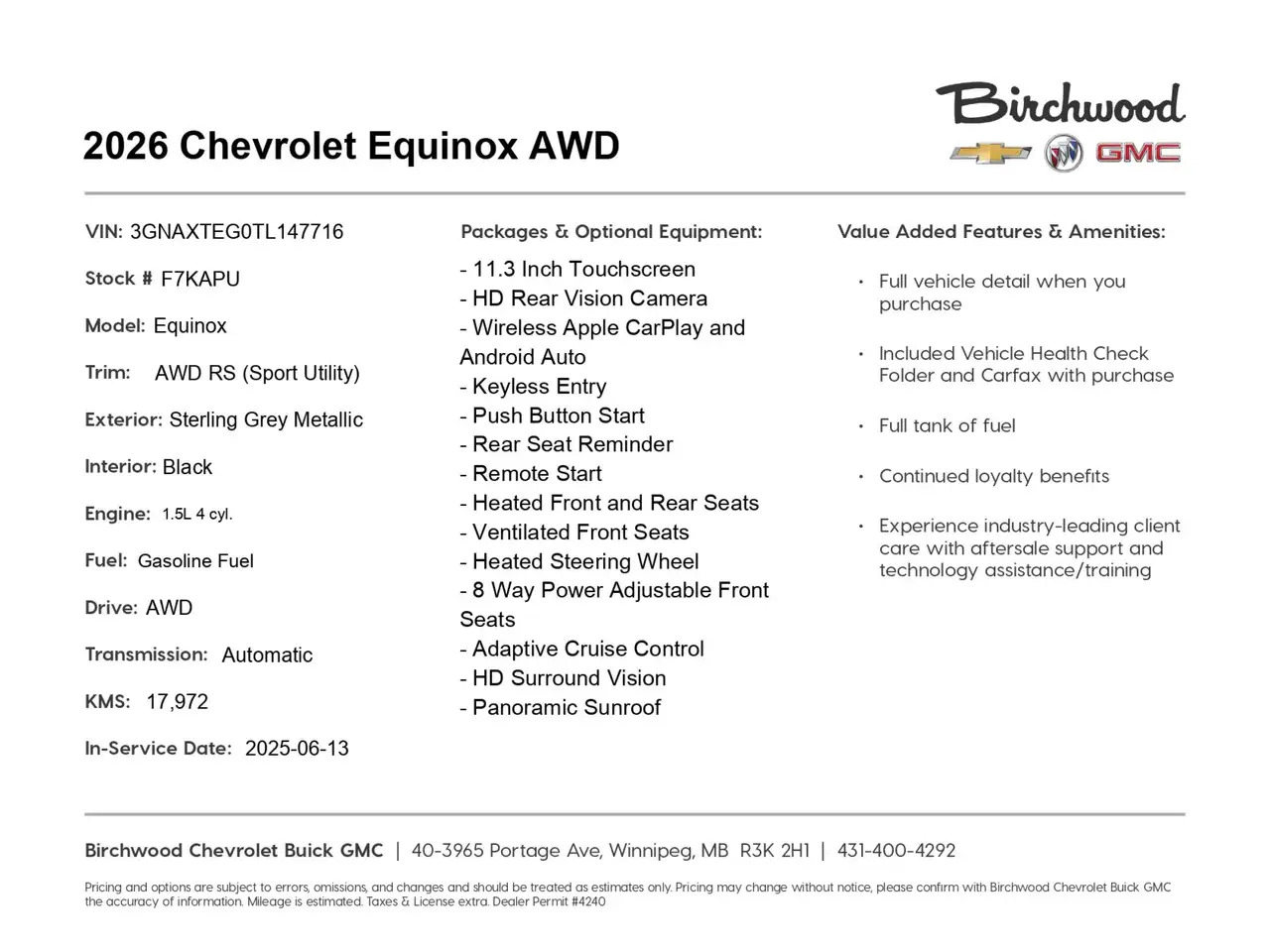Chevrolet Equinox fotografie Chevrolet Equinox