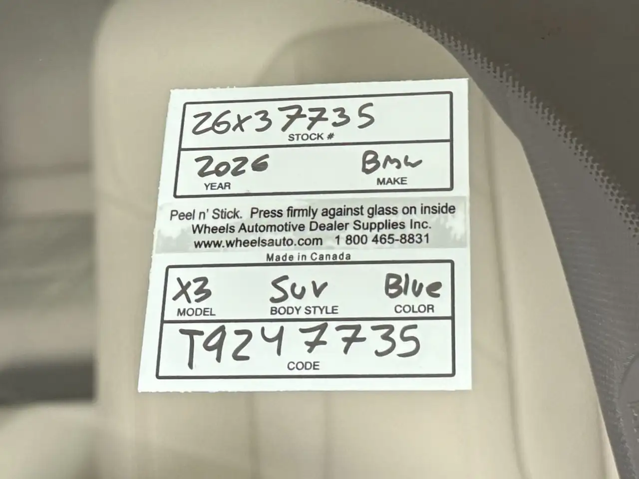 BMW X3 снимка BMW X3