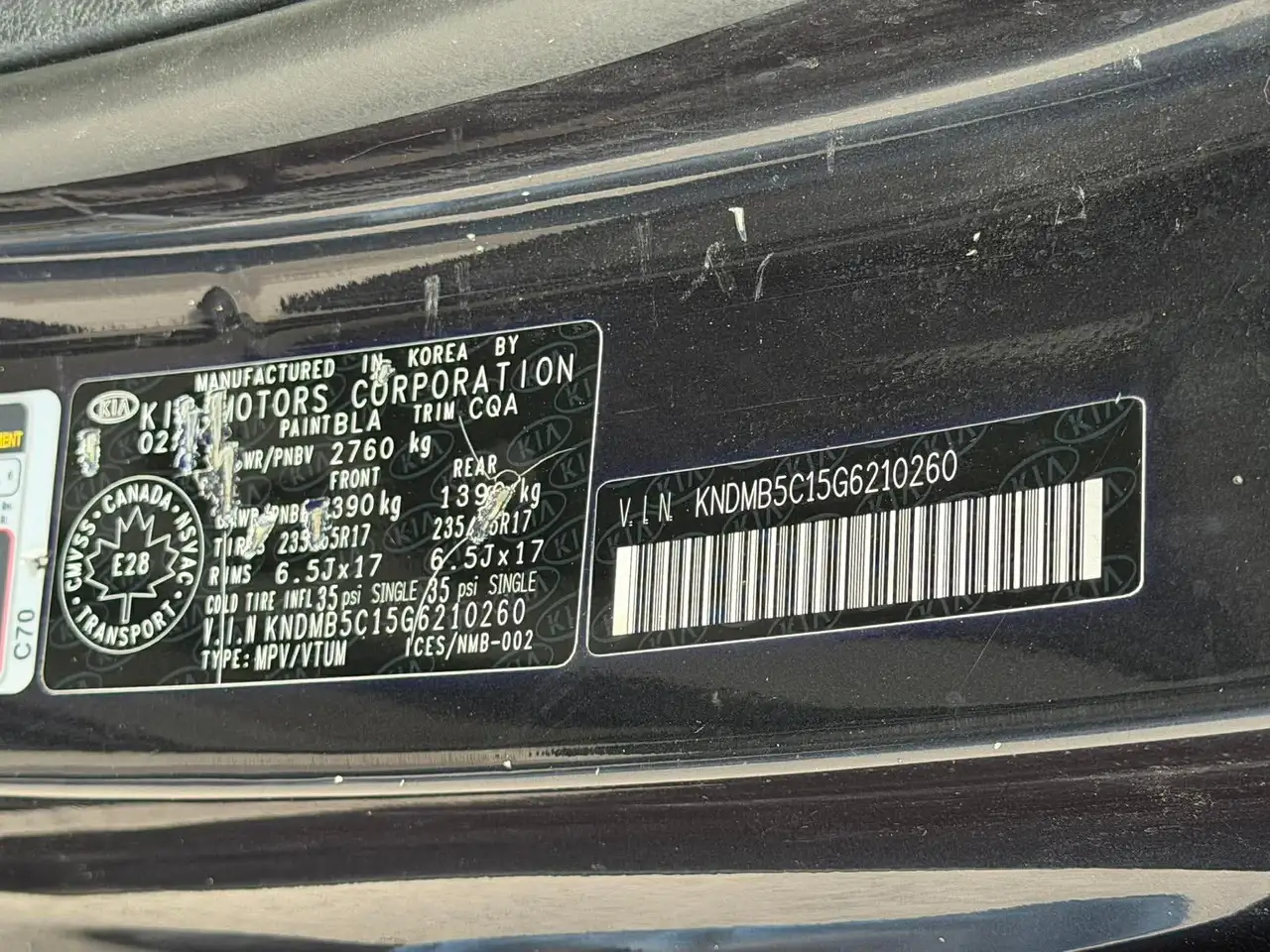 Kia Sedona photo Kia Sedona