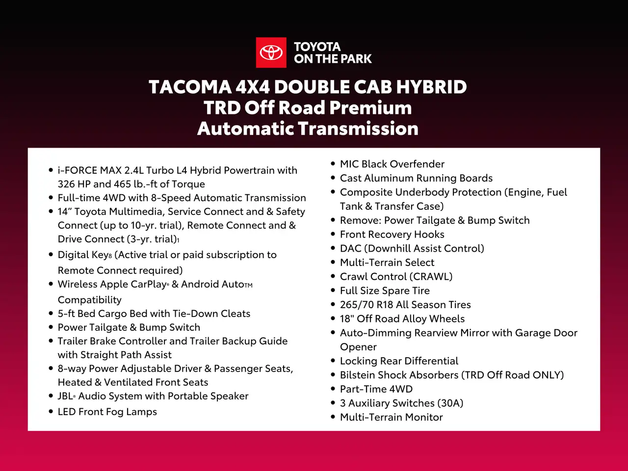 Toyota Tacoma photo Toyota Tacoma