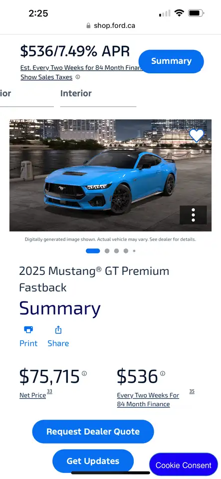 2025 Ford Mustang