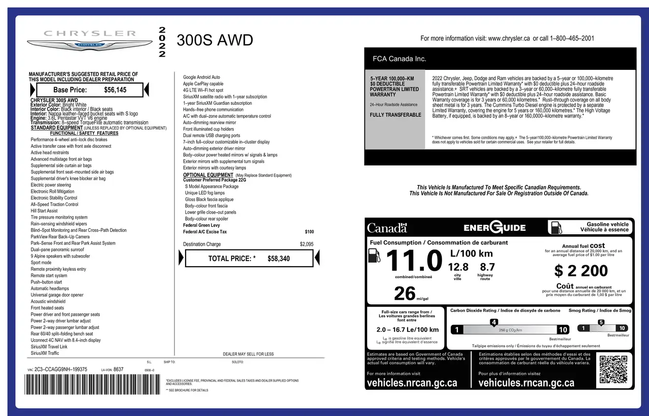 Chrysler 300 fotografie Chrysler 300