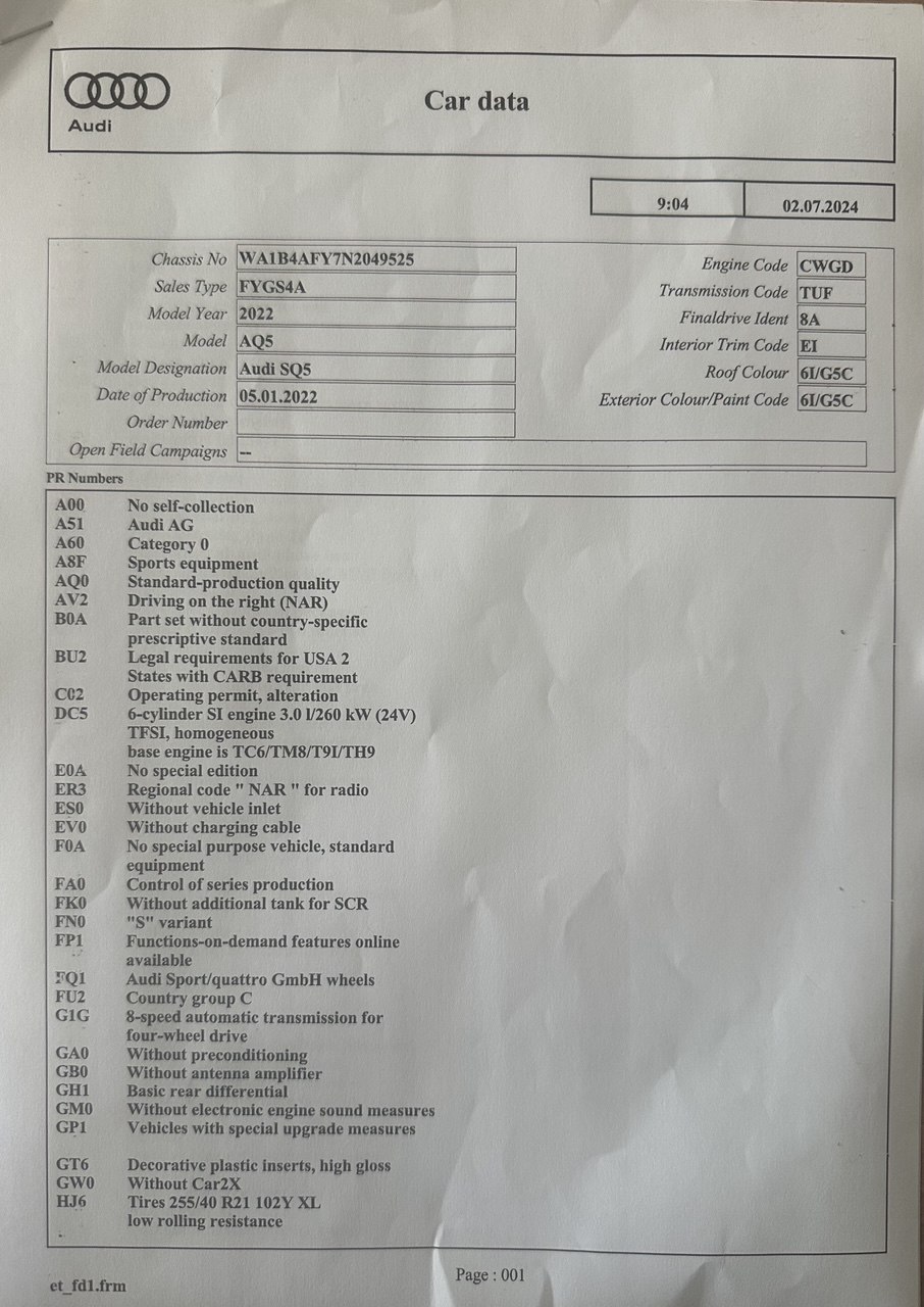 2022 AUDI SQ5 