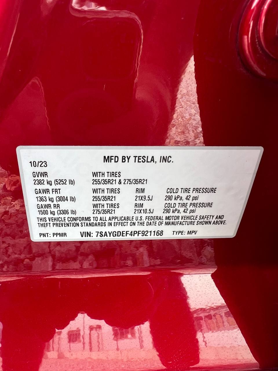 2023 TESLA MODEL Y PERFORMANCE